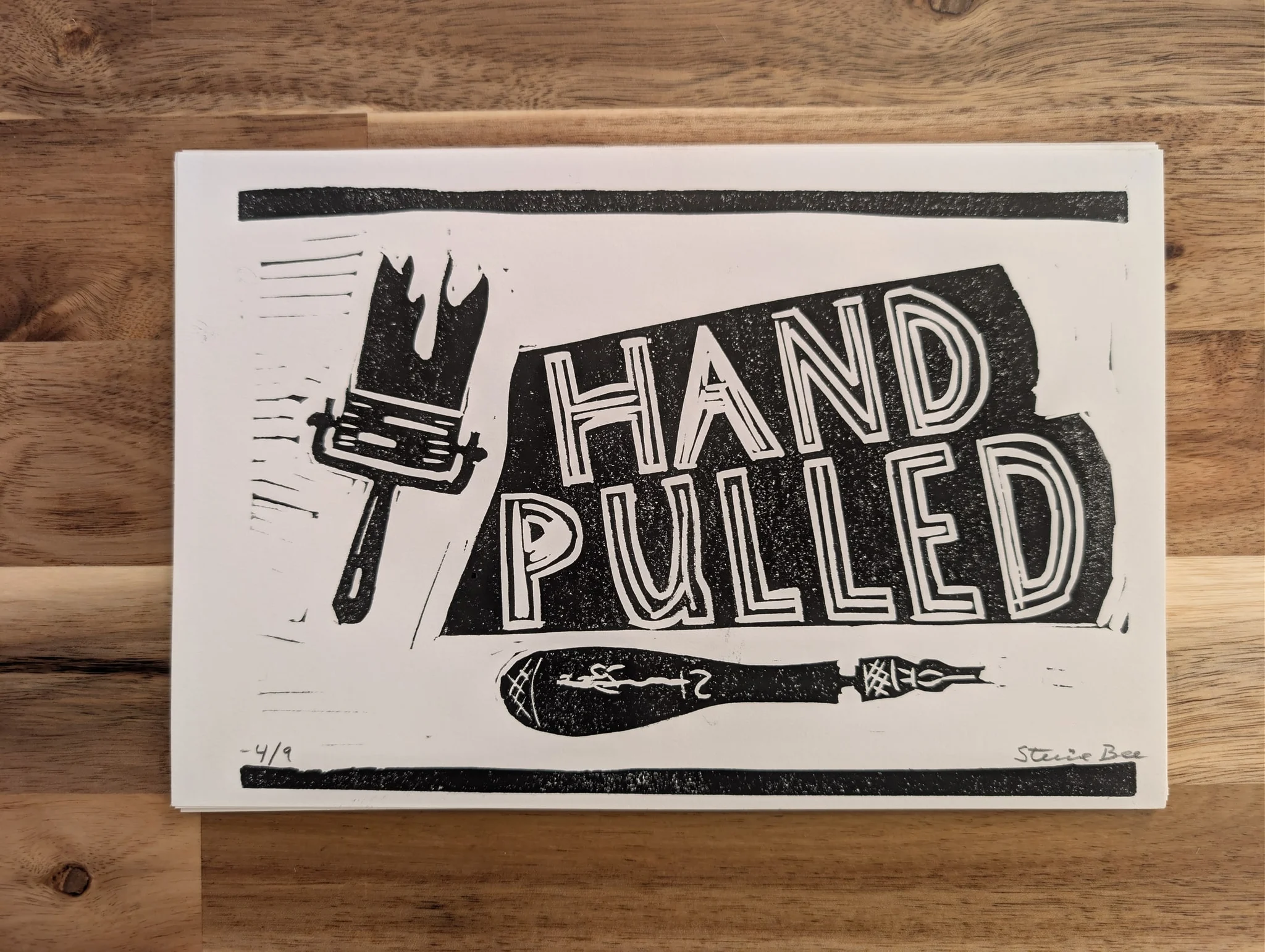 Hand-Pulled (Exhibition Poster) Small #4