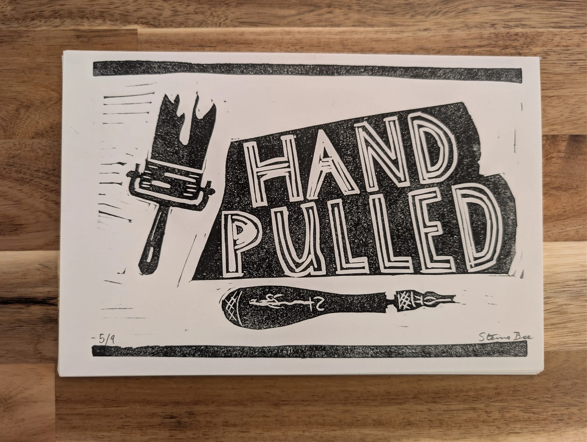 Hand-Pulled (Exhibition Poster) Small #5