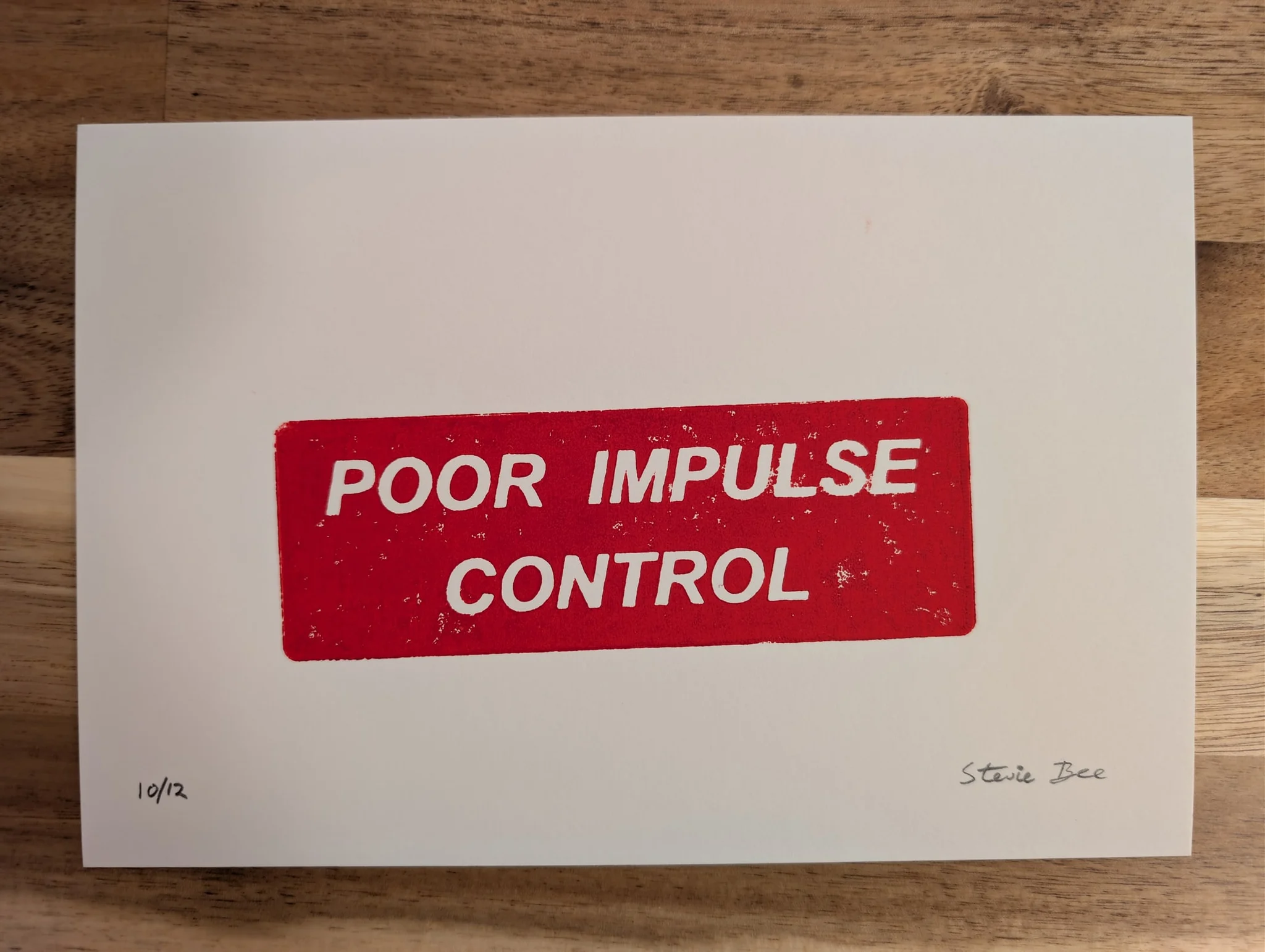 Poor Impulse Control #10
