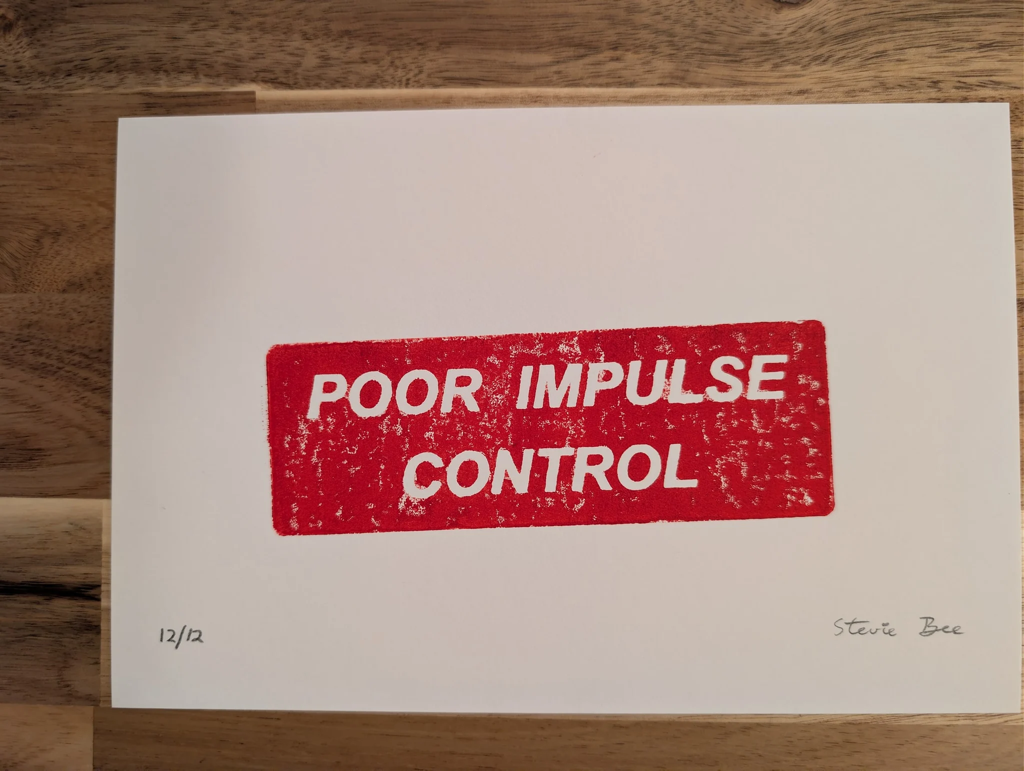 Poor Impulse Control #12