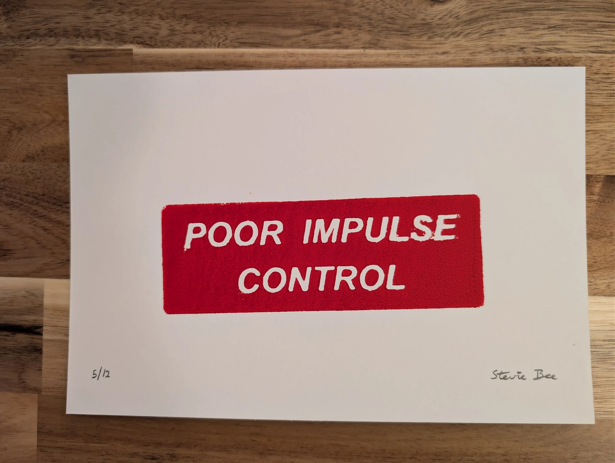 Poor Impulse Control #5