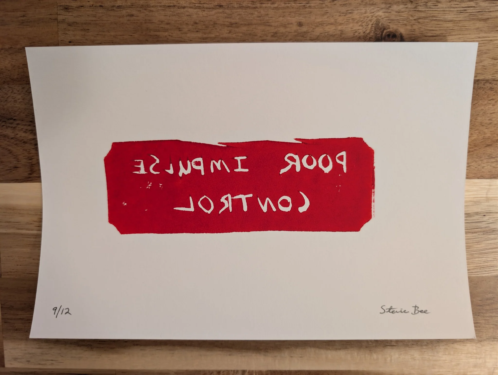 Poor Impulse Control (Reversed) #9